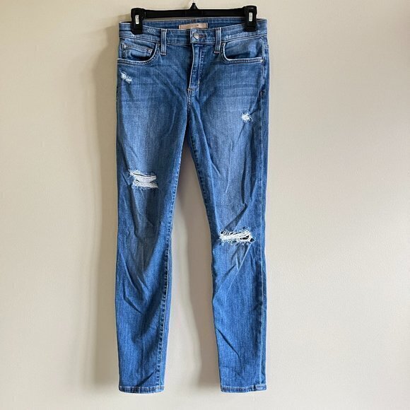 Joe’s Jeans Daria High Rise Crop Ankle Jeans Distressed‎ Womens Size 27 B… - Picture 2 of 10